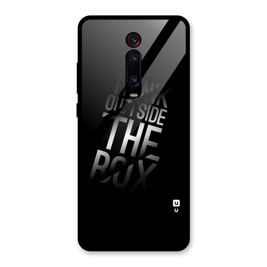 Outside The Box Thinking Glass Back Case for Redmi K20