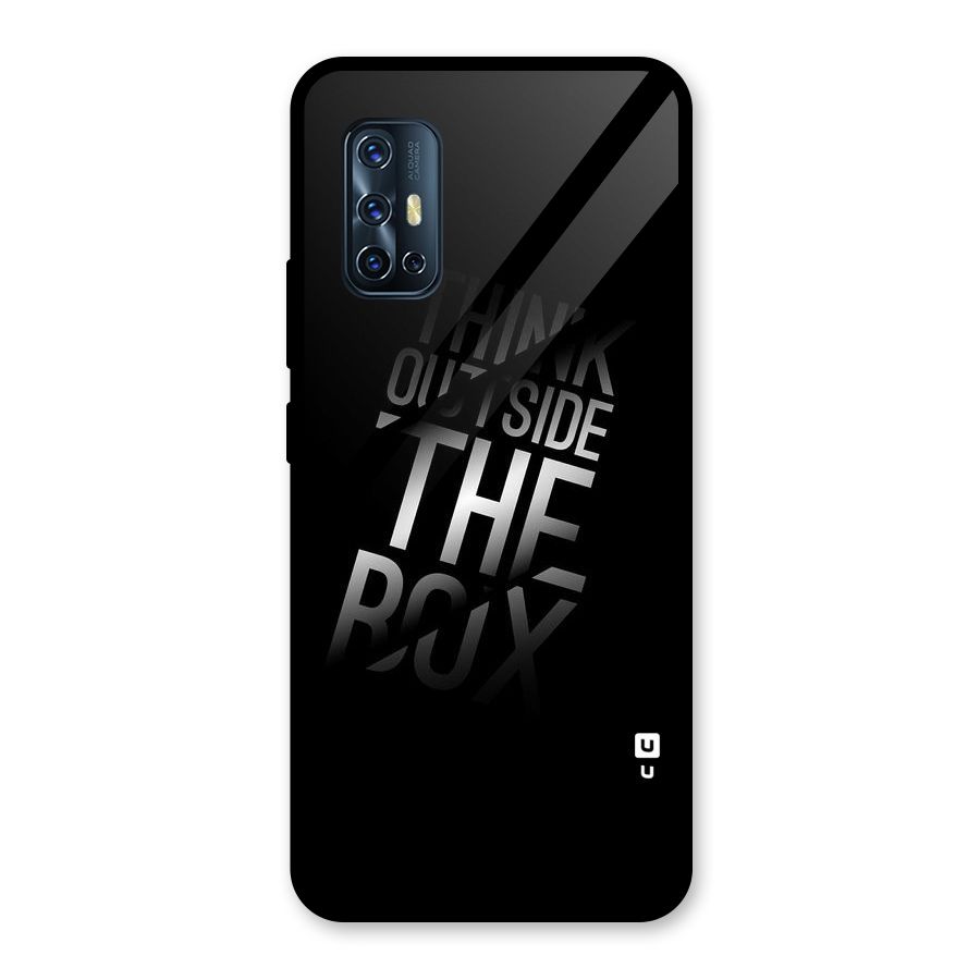 Outside The Box Thinking Glass Back Case for Vivo V17