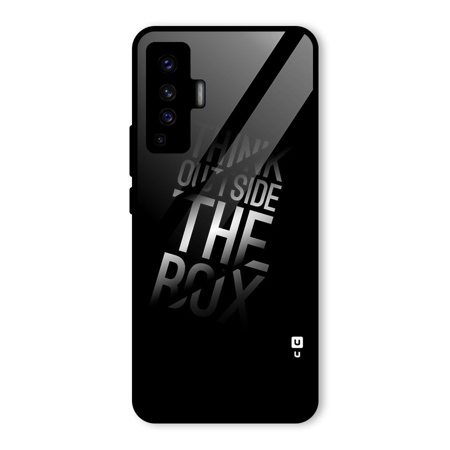 Outside The Box Thinking Glass Back Case for Vivo X50