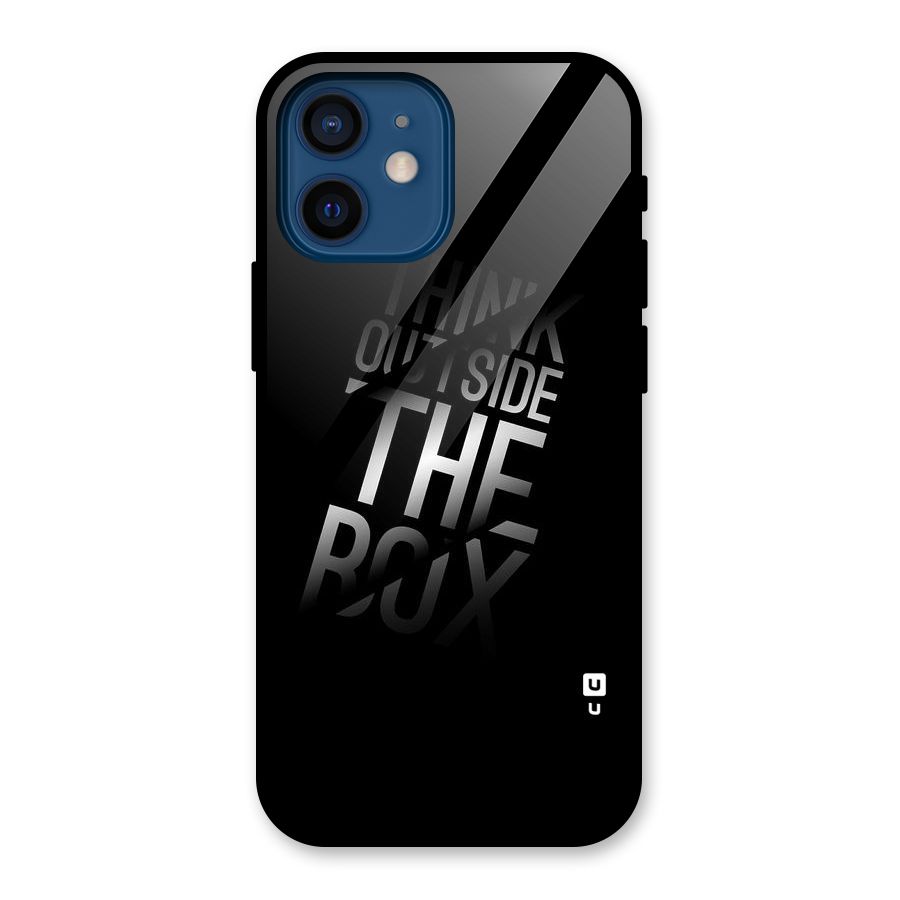 Outside The Box Thinking Glass Back Case for iPhone 12 Mini
