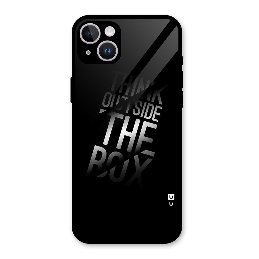 Outside The Box Thinking Glass Back Case for iPhone 14 Plus
