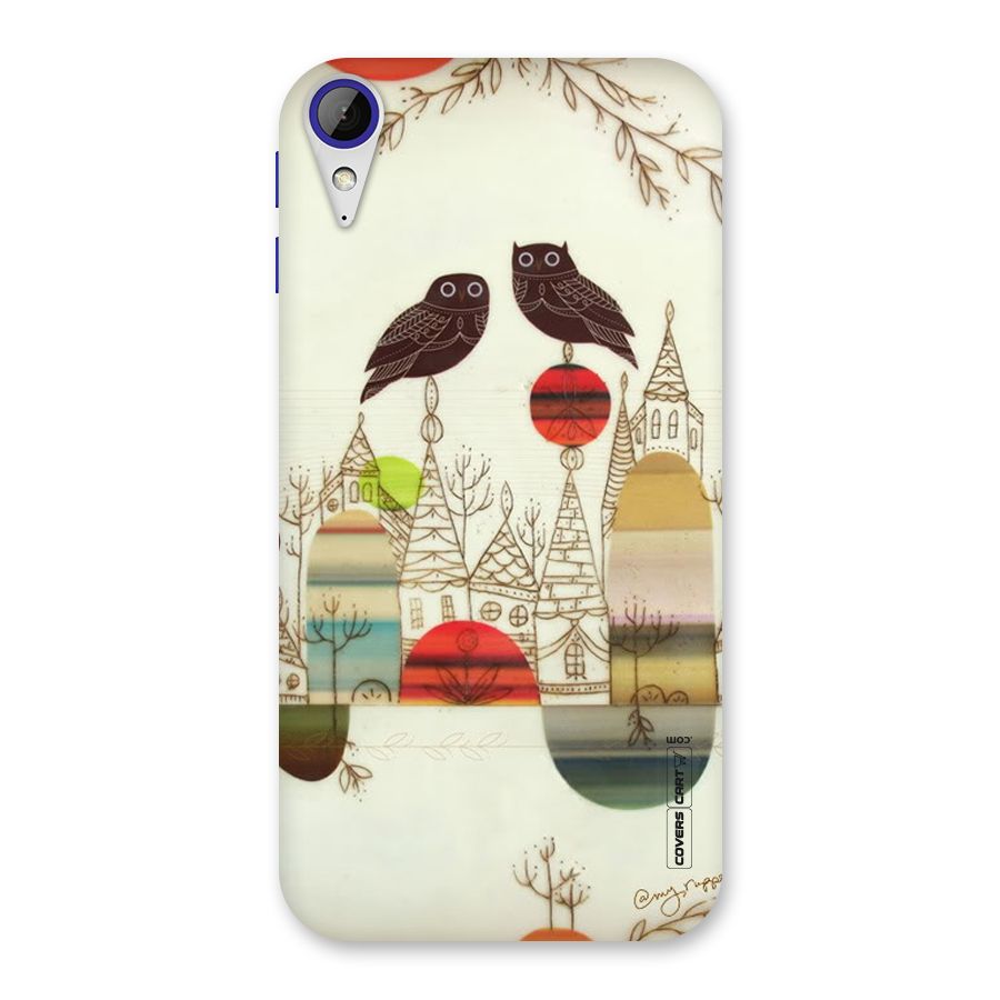 Owl Art Back Case for Desire 830
