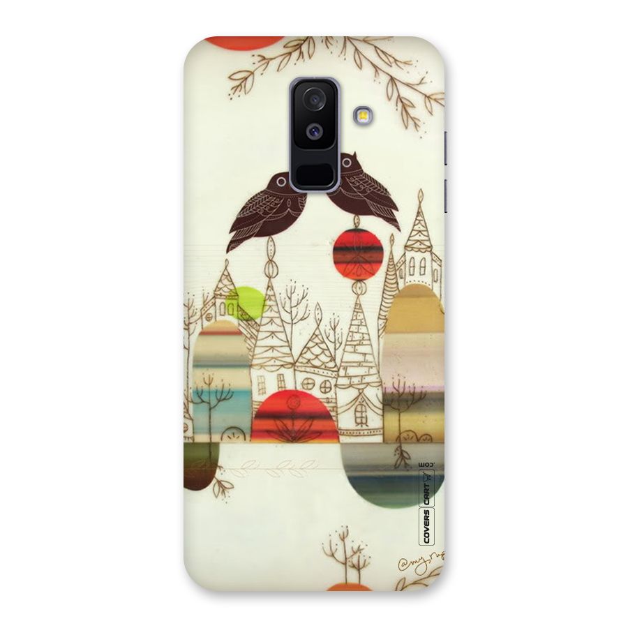 Owl Art Back Case for Galaxy A6 Plus