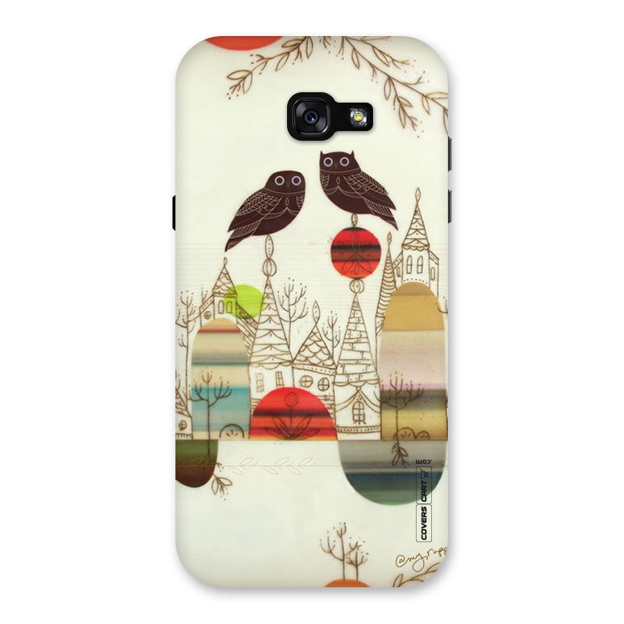 Owl Art Back Case for Galaxy A7 (2017)