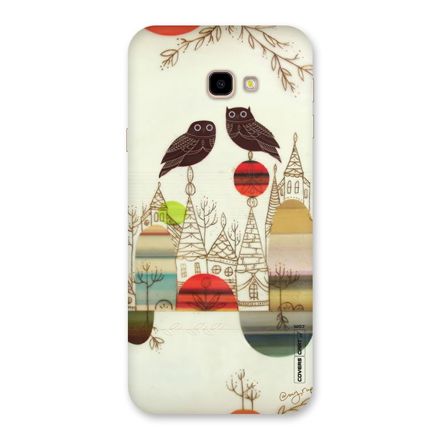 Owl Art Back Case for Galaxy J4 Plus