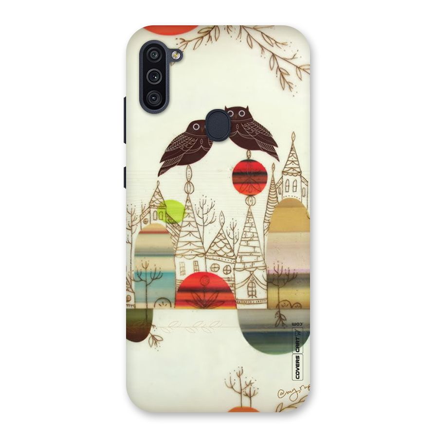 Owl Art Back Case for Galaxy M11