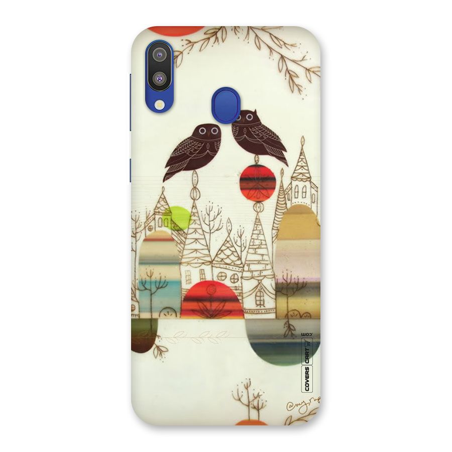 Owl Art Back Case for Galaxy M20