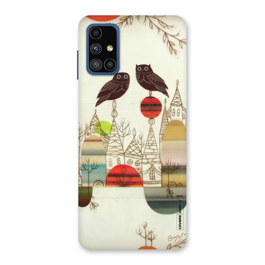 Owl Art Back Case for Galaxy M51