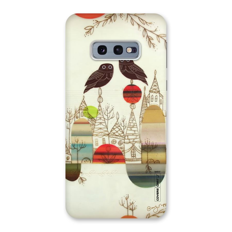 Owl Art Back Case for Galaxy S10e