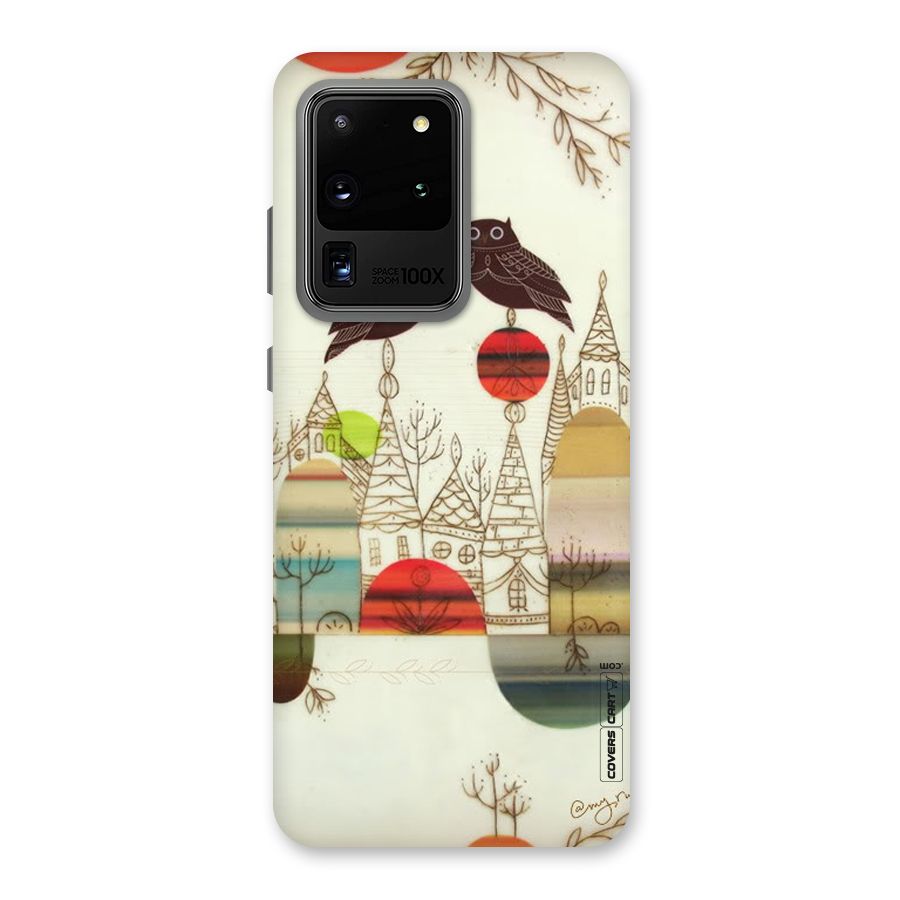 Owl Art Back Case for Galaxy S20 Ultra
