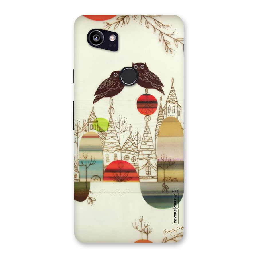 Owl Art Back Case for Google Pixel 2 XL