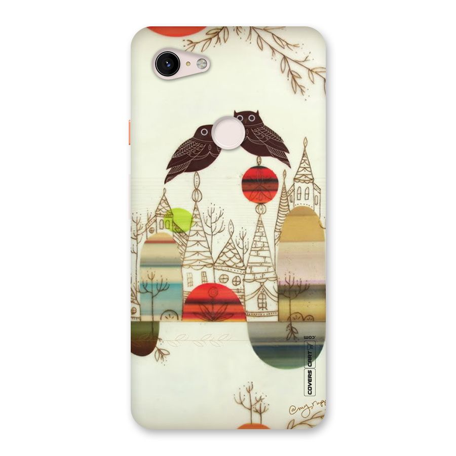 Owl Art Back Case for Google Pixel 3 XL