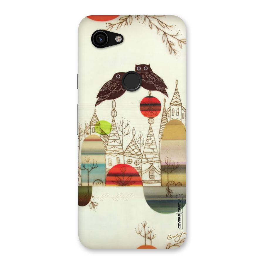 Owl Art Back Case for Google Pixel 3a