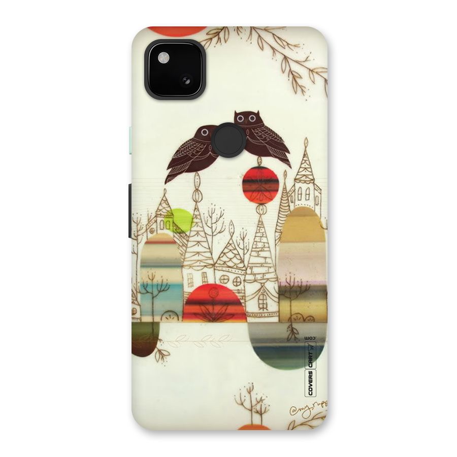 Owl Art Back Case for Google Pixel 4a