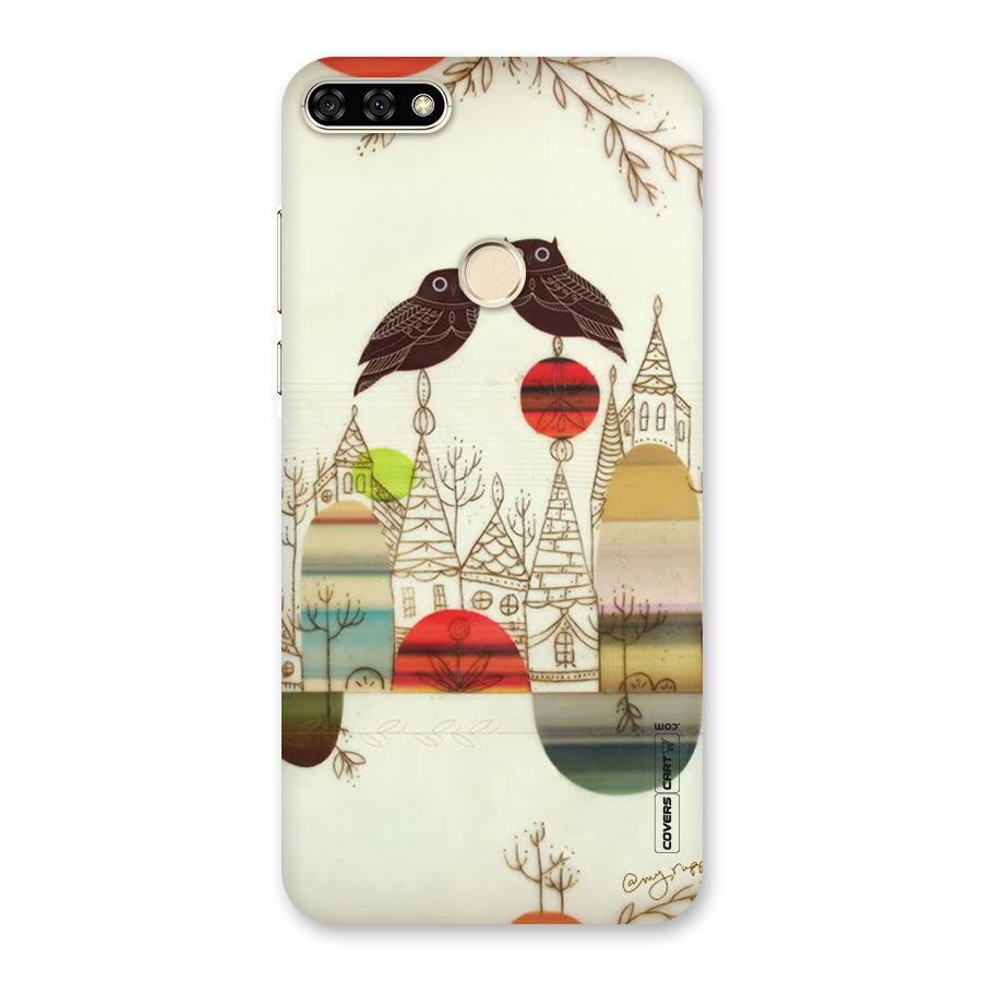 Owl Art Back Case for Honor 7A