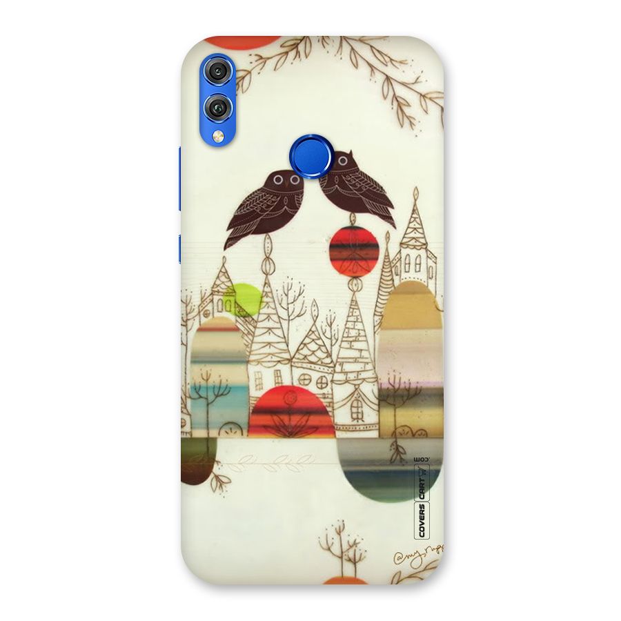 Owl Art Back Case for Honor 8X