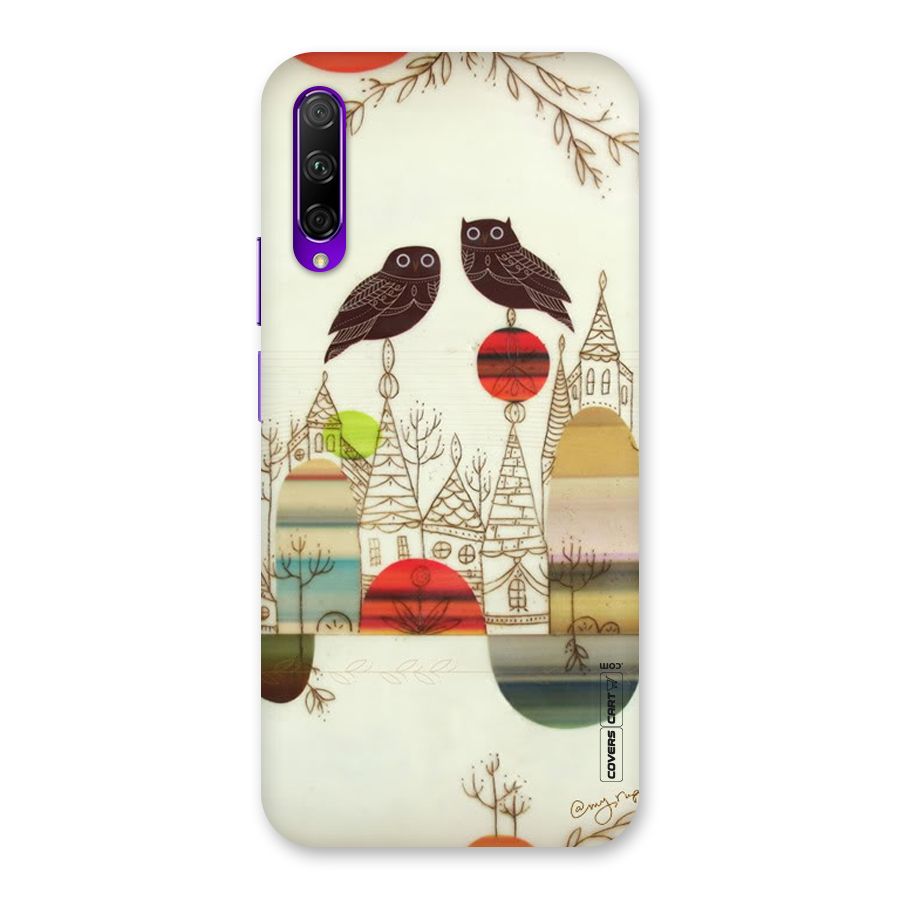 Owl Art Back Case for Honor 9X Pro