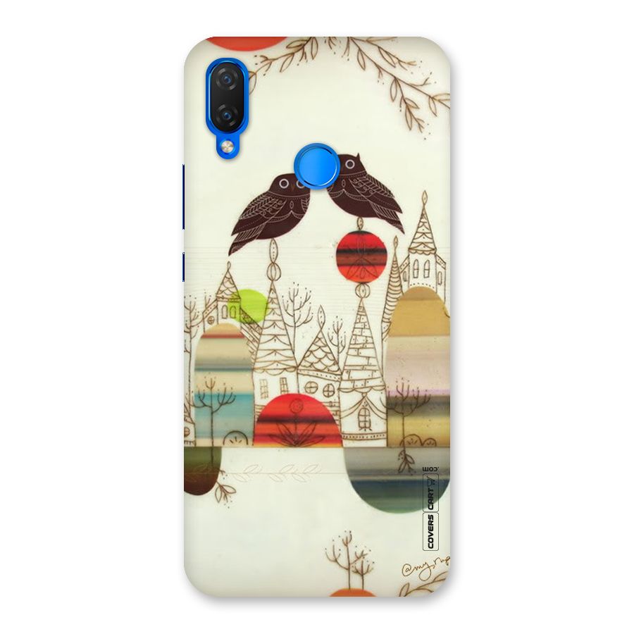 Owl Art Back Case for Huawei P Smart+