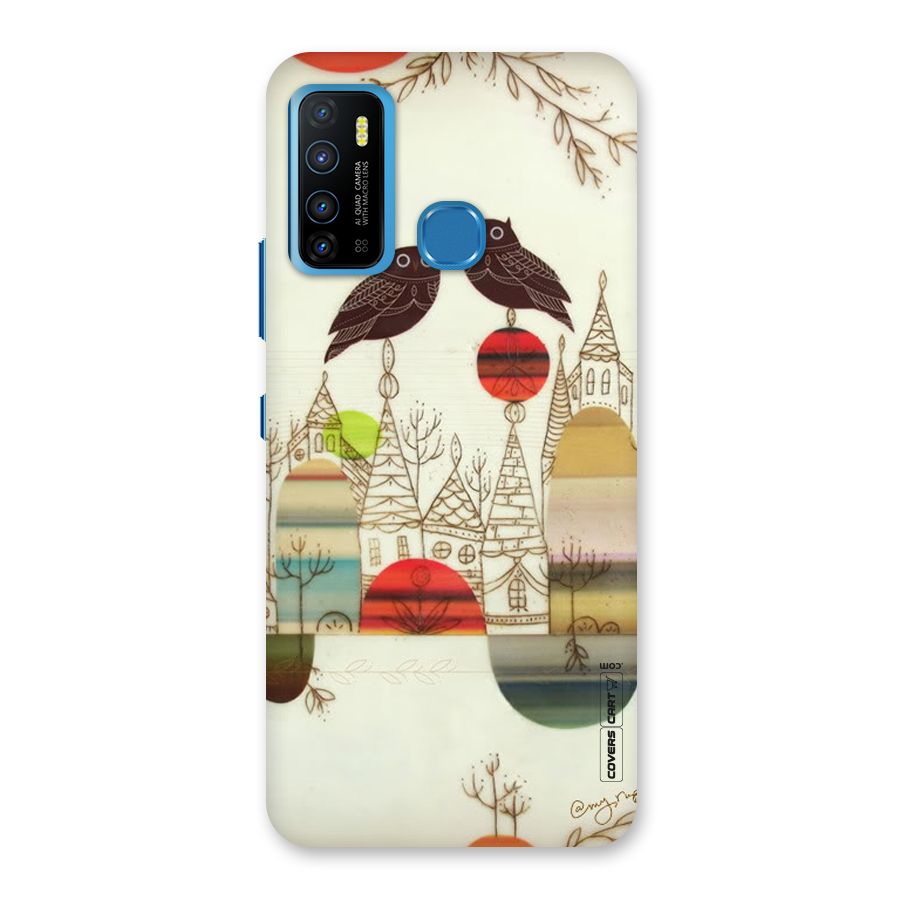 Owl Art Back Case for Infinix Hot 9