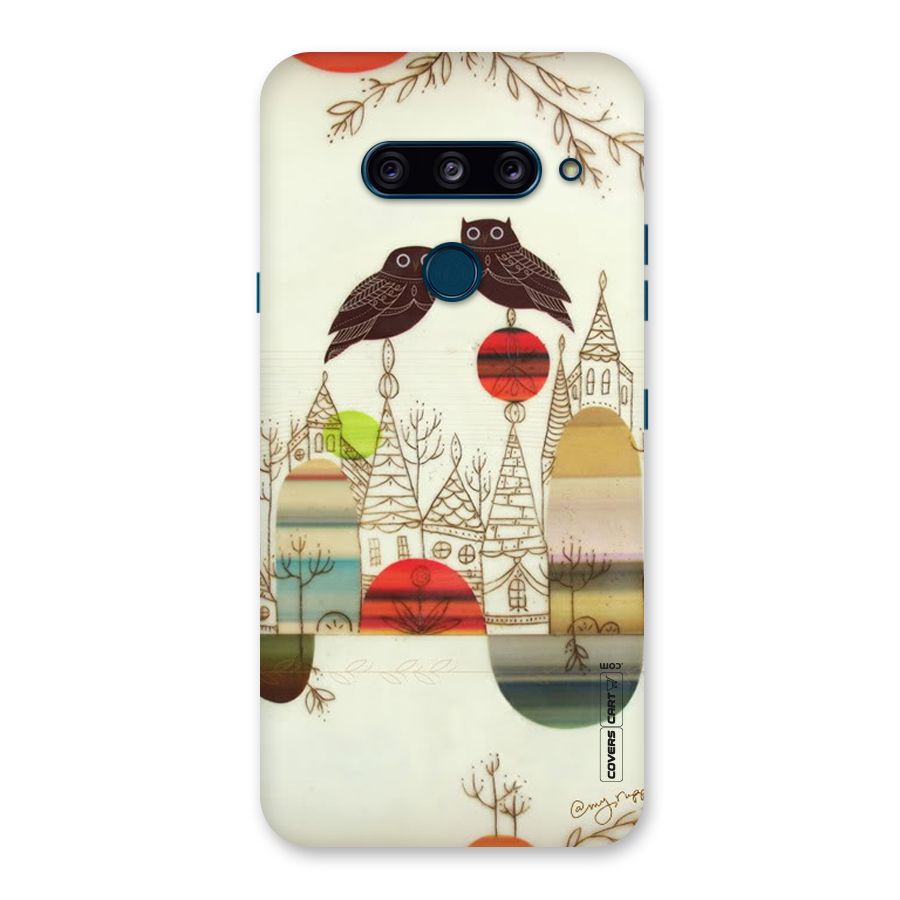 Owl Art Back Case for LG  V40 ThinQ