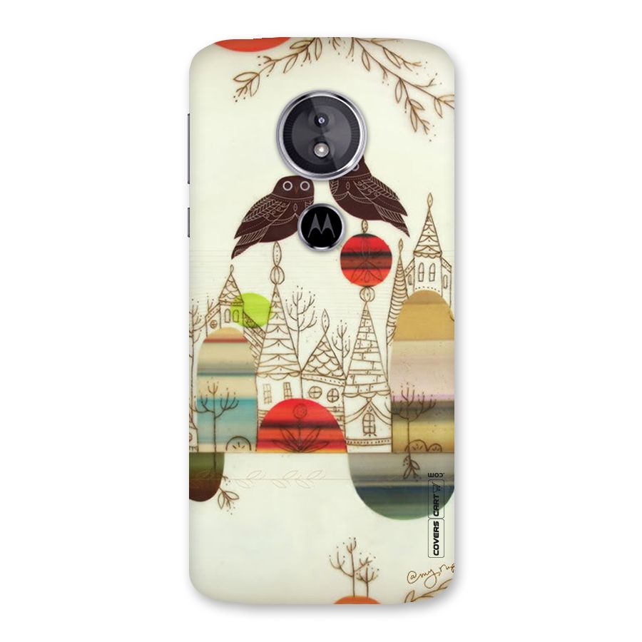 Owl Art Back Case for Moto E5