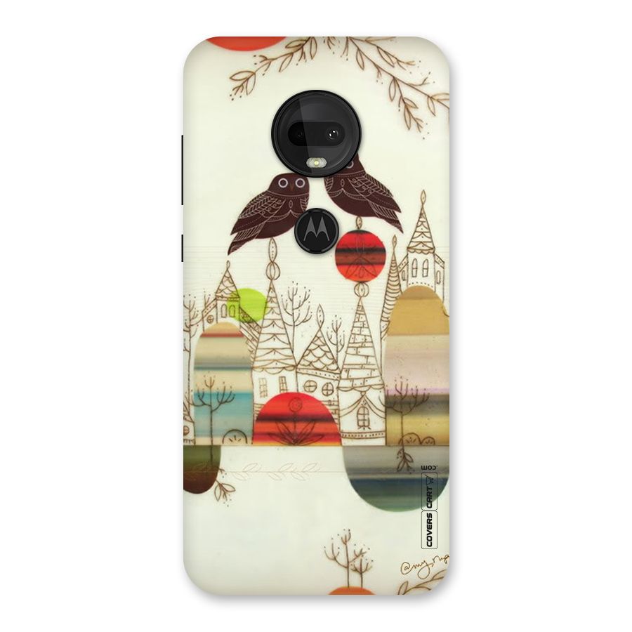 Owl Art Back Case for Moto G7