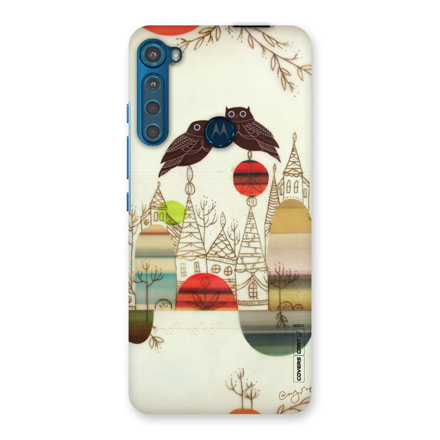 Owl Art Back Case for Motorola One Fusion Plus