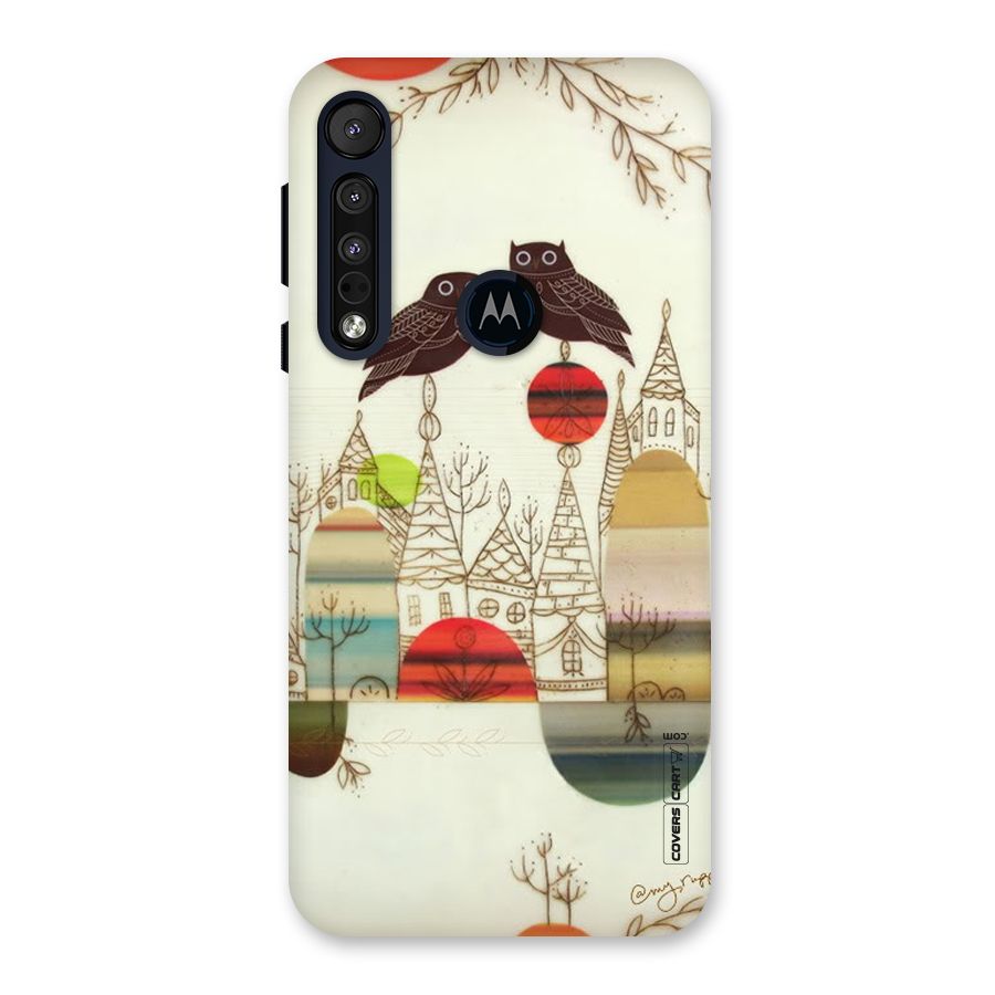 Owl Art Back Case for Motorola One Macro