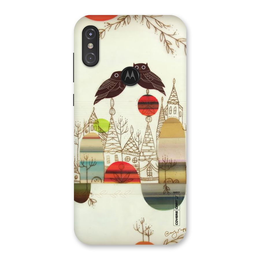 Owl Art Back Case for Motorola One Power