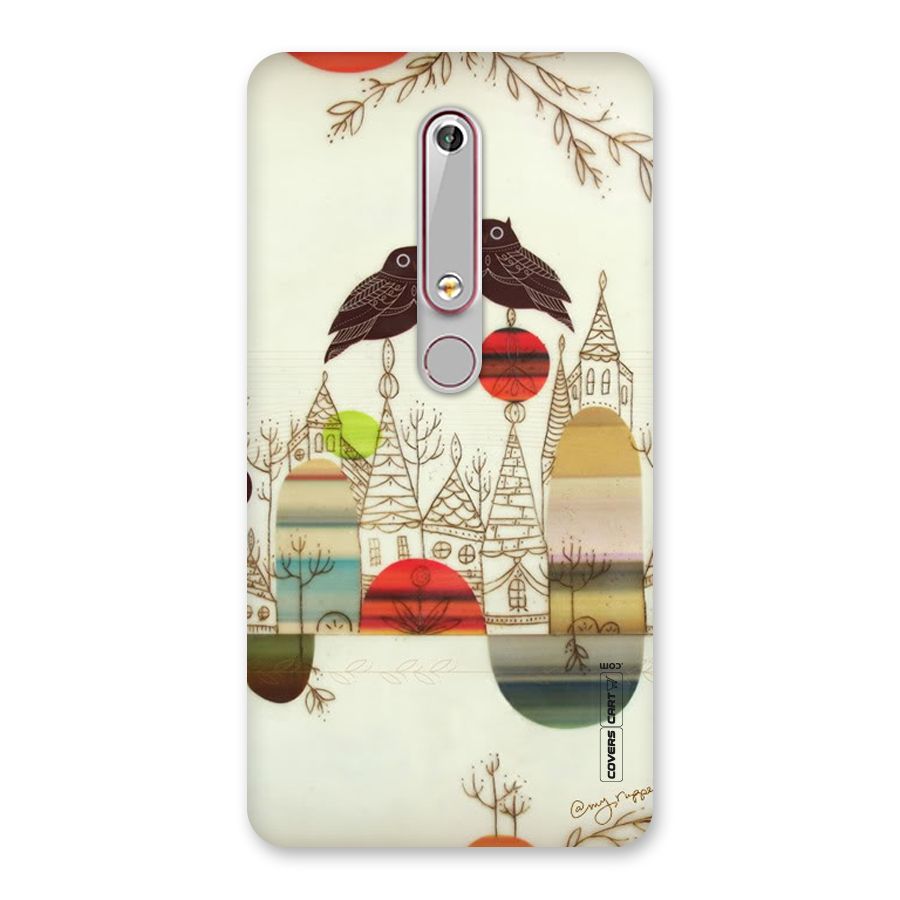 Owl Art Back Case for Nokia 6.1