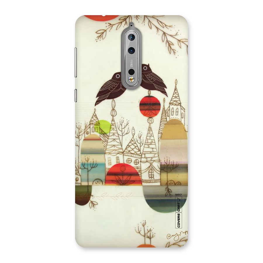 Owl Art Back Case for Nokia 8