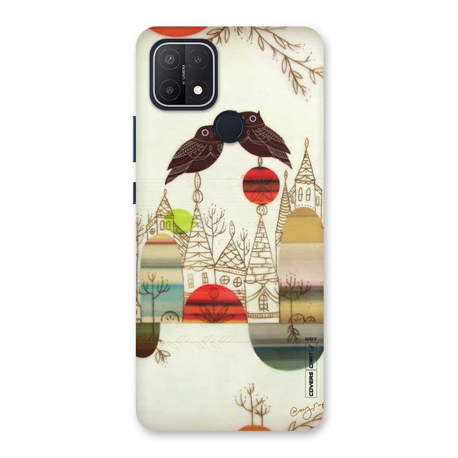 Owl Art Back Case for Oppo A15s