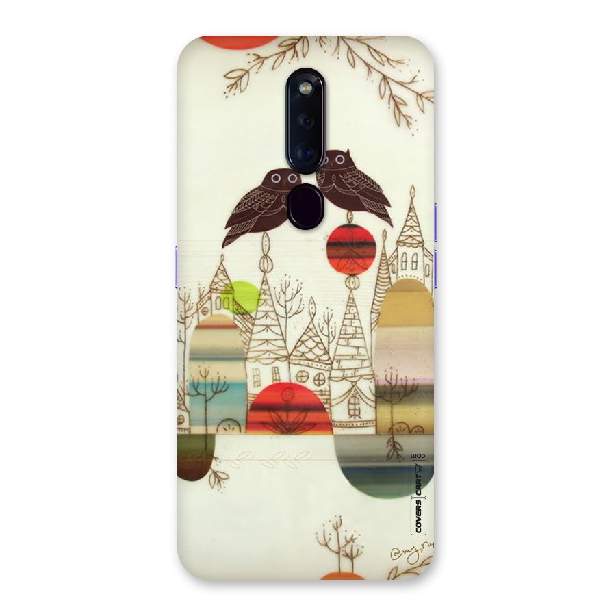 Owl Art Back Case for Oppo F11 Pro
