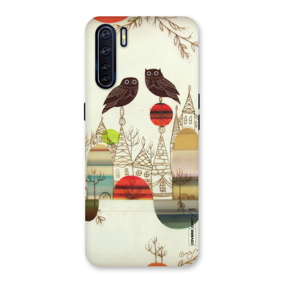 Owl Art Back Case for Oppo F15