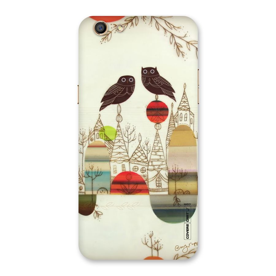 Owl Art Back Case for Oppo F3