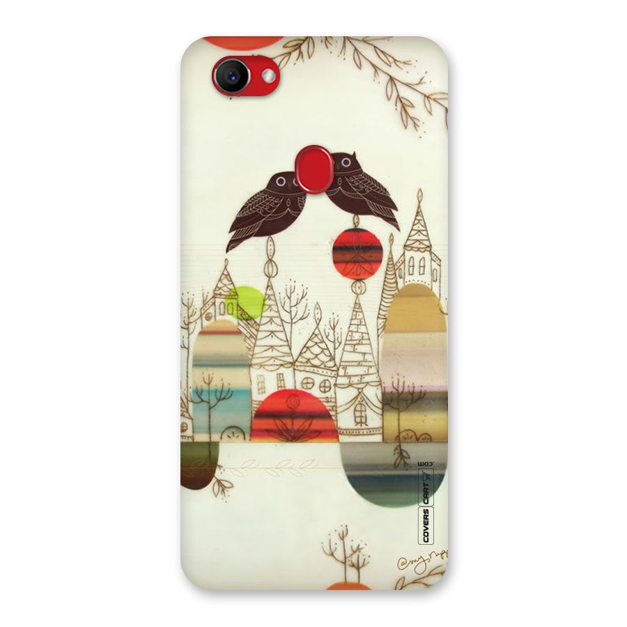 Owl Art Back Case for Oppo F7