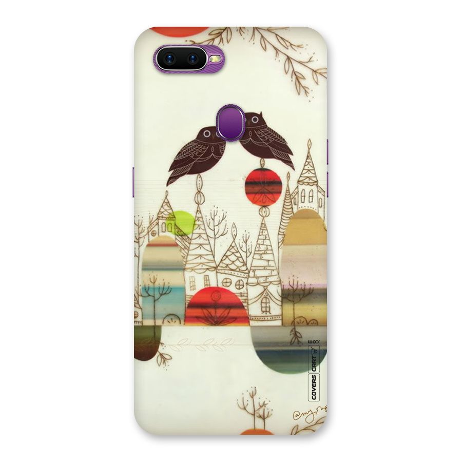 Owl Art Back Case for Oppo F9