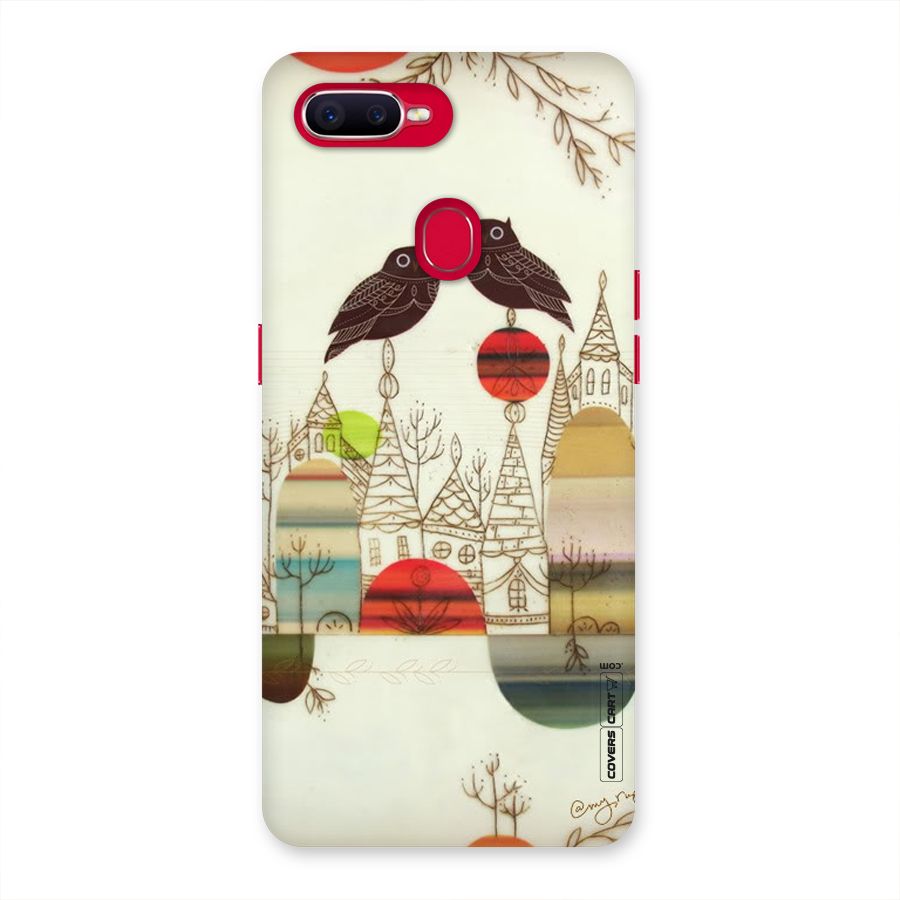 Owl Art Back Case for Oppo F9 Pro