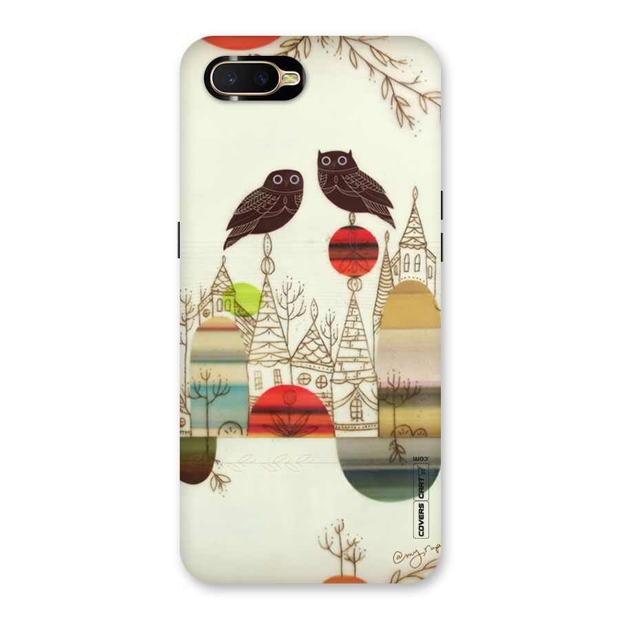 Owl Art Back Case for Oppo K1