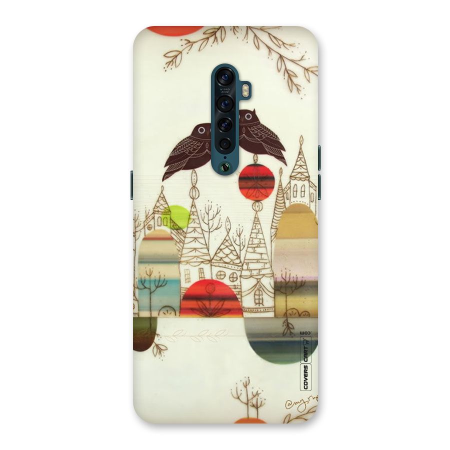 Owl Art Back Case for Oppo Reno2