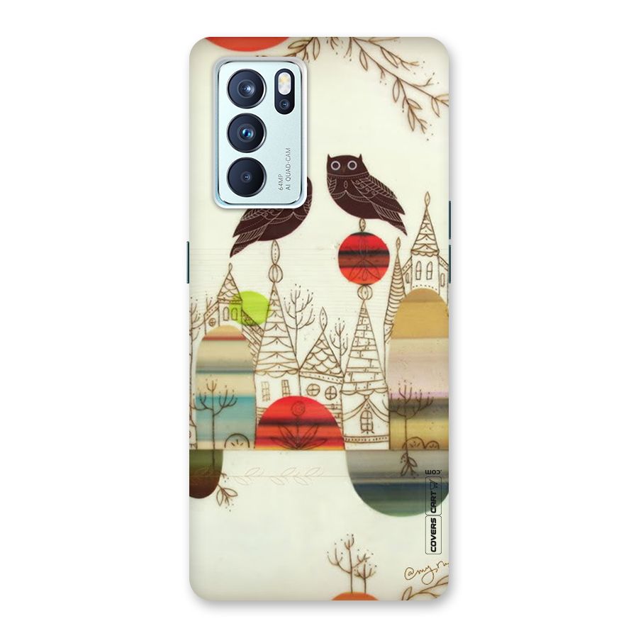 Owl Art Back Case for Oppo Reno6 Pro 5G