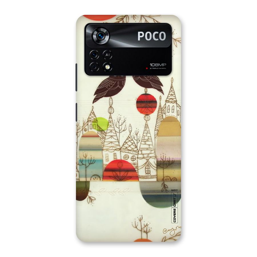 Owl Art Back Case for Poco X4 Pro 5G