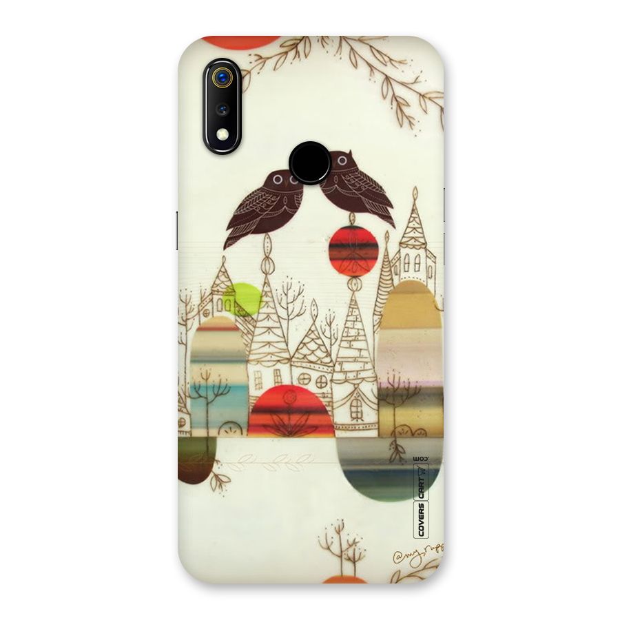 Owl Art Back Case for Realme 3