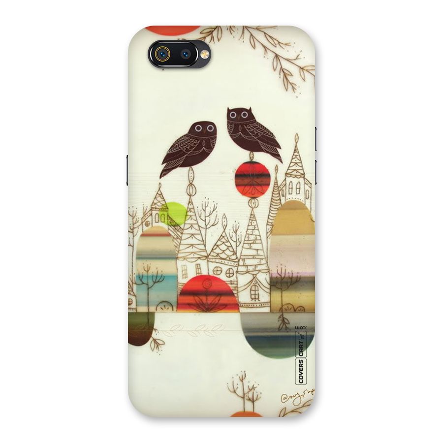 Owl Art Back Case for Realme C2