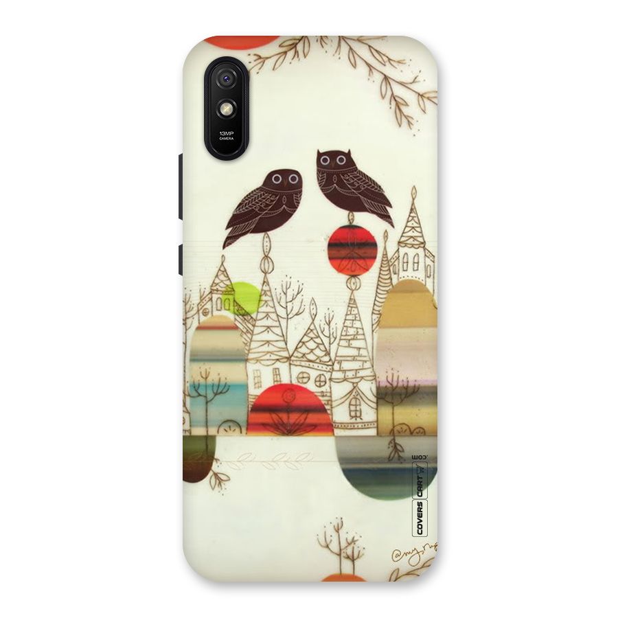 Owl Art Back Case for Redmi 9i