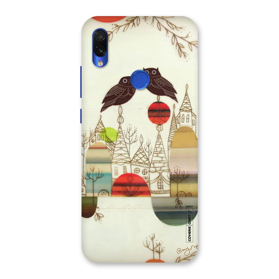 Owl Art Back Case for Redmi Note 7S