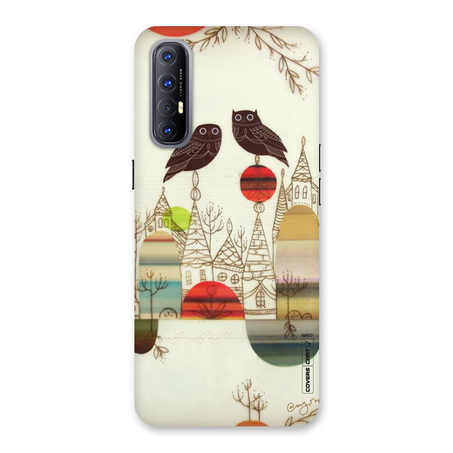 Owl Art Back Case for Reno3 Pro