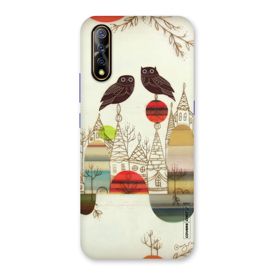 Owl Art Back Case for Vivo S1