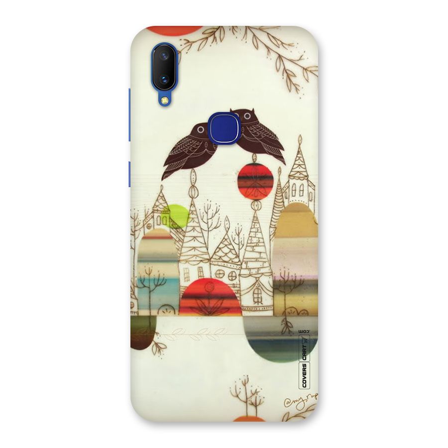 Owl Art Back Case for Vivo V11