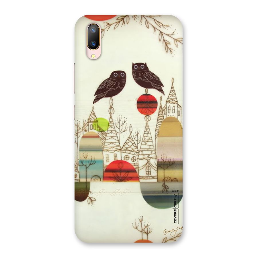 Owl Art Back Case for Vivo V11 Pro